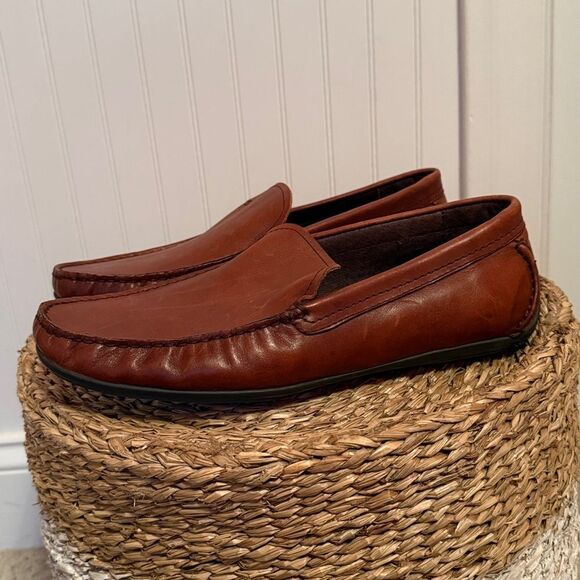 Rami al Ali Luxury Men\'s Brown Leather Loafers - Size 41 main image 6